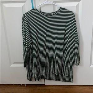 3/4 Sleeve High/ Low Shirt